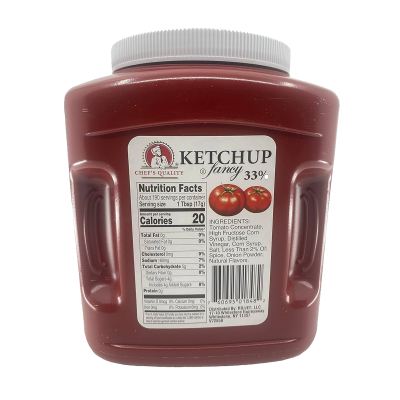 CHEFS QUALITY KETCHUP GALLON 6X1